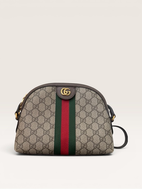 Gucci Handbags - Gucci GG Supreme Canvas Crossbody Bag Web Stripe Ophidia Small Done